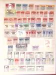1860-1980 Selection of old-time auction lots on cards
