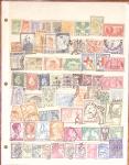 1860-1980 Selection of old-time auction lots on cards