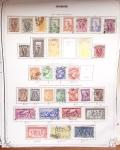 1860-1980 Selection of old-time auction lots on cards
