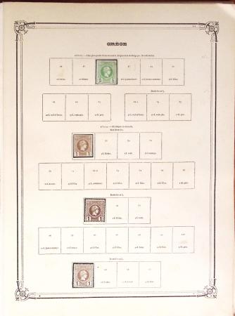 1860-1980 Selection of old-time auction lots on cards