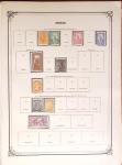 1860-1980 Selection of old-time auction lots on cards