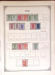 1860-1980 Selection of old-time auction lots on cards