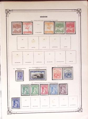 1860-1980 Selection of old-time auction lots on cards