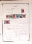 1860-1980 Selection of old-time auction lots on cards