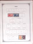 1860-1980 Selection of old-time auction lots on cards