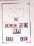 1860-1980 Selection of old-time auction lots on cards