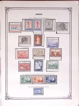 1860-1980 Selection of old-time auction lots on cards
