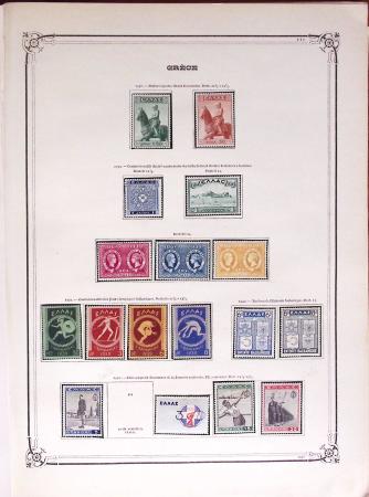 1860-1980 Selection of old-time auction lots on cards