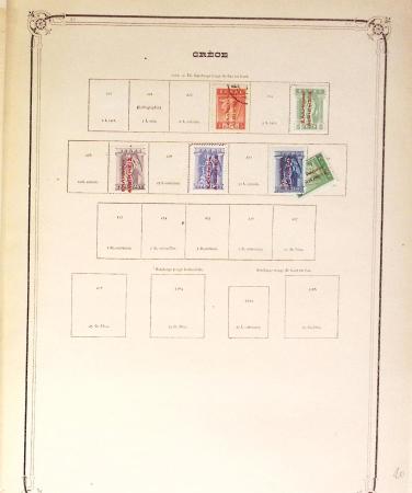 1860-1980 Selection of old-time auction lots on cards