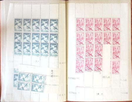 1930-1998, Lot de fin de catalogue, rangé dans 9 classeurs