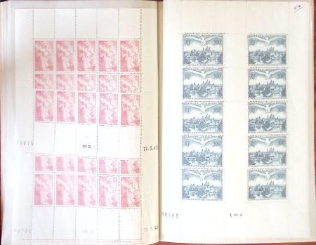 1930-1998, Lot de fin de catalogue, rangé dans 9 classeurs