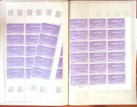 1930-1998, Lot de fin de catalogue, rangé dans 9 classeurs