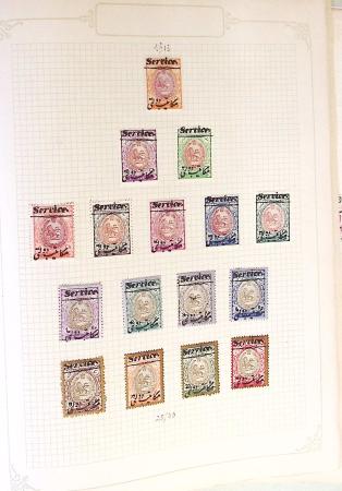 1881-1971, Mint and used collection on pages showing