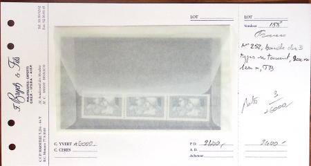 1849-1992, Lot de France monté sur des anciennes plaquettes