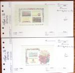1849-1992, Lot de France monté sur des anciennes plaquettes