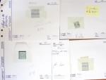 1849-1992, Lot de France monté sur des anciennes plaquettes