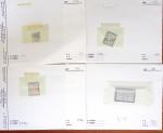 1849-1992, Lot de France monté sur des anciennes plaquettes