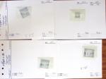 1849-1992, Lot de France monté sur des anciennes plaquettes