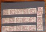 1896, Excellent stock de timbres de France de type