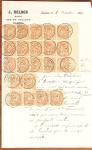 1896, Excellent stock de timbres de France de type