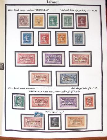 1924-1965, Collection de SYRIE et LIBAN en 3 albums