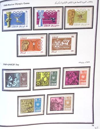 1924-1965, Collection de SYRIE et LIBAN en 3 albums