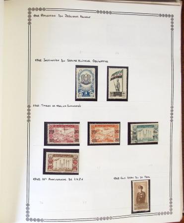 1924-1965, Collection de SYRIE et LIBAN en 3 albums