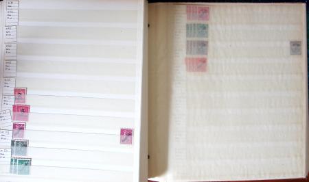 1880-1980 Fine mint and used stock in 15 large MOC stockbooks,