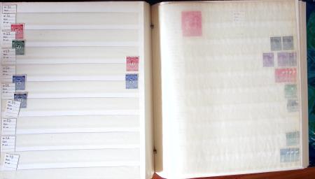 1880-1980 Fine mint and used stock in 15 large MOC stockbooks,