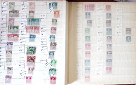 1880-1980 Fine mint and used stock in 15 large MOC stockbooks,