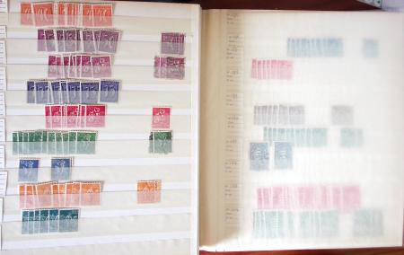 1880-1980 Fine mint and used stock in 15 large MOC stockbooks,