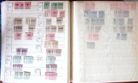 1880-1980 Fine mint and used stock in 15 large MOC stockbooks,