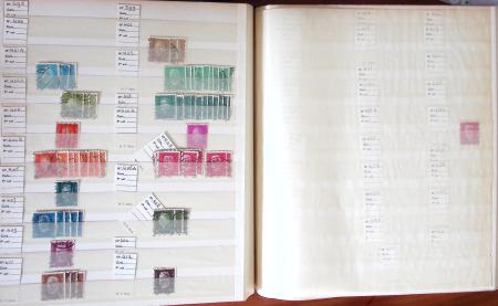 1880-1980 Fine mint and used stock in 15 large MOC stockbooks,