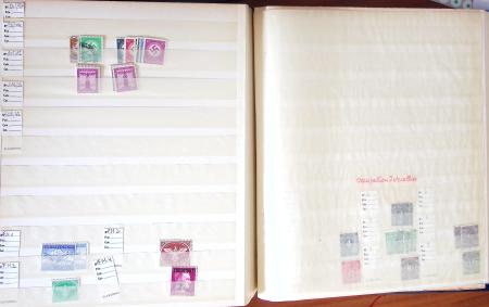 1880-1980 Fine mint and used stock in 15 large MOC stockbooks,