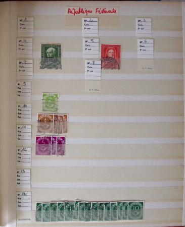 1880-1980 Fine mint and used stock in 15 large MOC stockbooks,