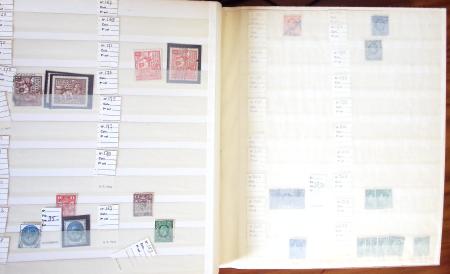 1880-1980 Fine mint and used stock in 15 large MOC stockbooks,