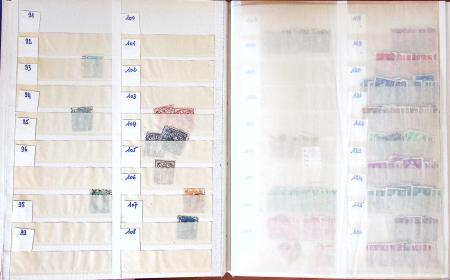 1880-1980 Fine mint and used stock in 15 large MOC stockbooks,