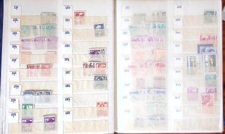 1880-1980 Fine mint and used stock in 15 large MOC stockbooks,