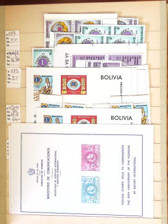 1880-1980 Fine mint and used stock in 15 large MOC stockbooks,