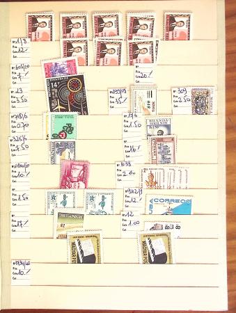 1880-1980 Fine mint and used stock in 15 large MOC stockbooks,