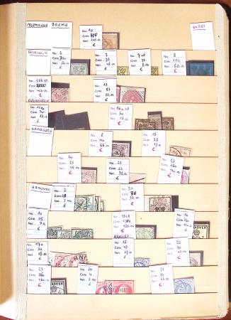 1841-1975, Solide stock d'Europe classé par numéros