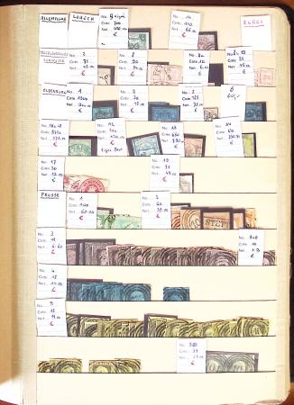 1841-1975, Solide stock d'Europe classé par numéros