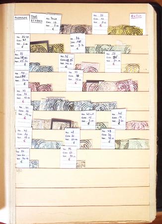 1841-1975, Solide stock d'Europe classé par numéros
