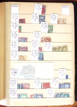 1841-1975, Solide stock d'Europe classé par numéros