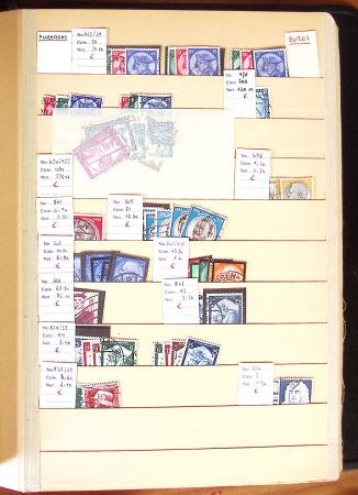 1841-1975, Solide stock d'Europe classé par numéros