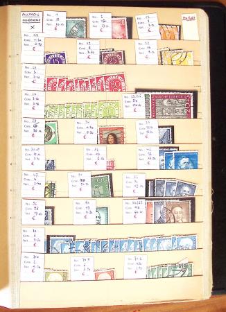 1841-1975, Solide stock d'Europe classé par numéros