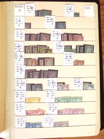 1841-1975, Solide stock d'Europe classé par numéros