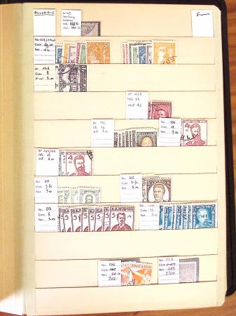 1841-1975, Solide stock d'Europe classé par numéros