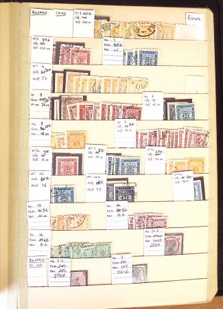 1841-1975, Solide stock d'Europe classé par numéros