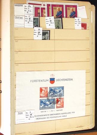1841-1975, Solide stock d'Europe classé par numéros